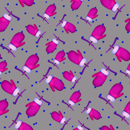 Mitten retro grått kudde