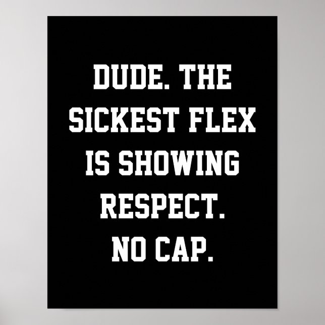 Mitten School Classroom Decor Slang Poster (Framsidan)