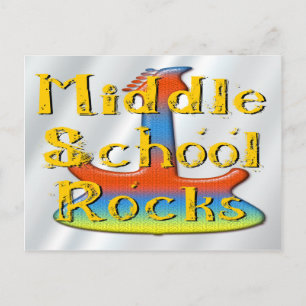 Mitten School Sten - Guitar Vykort