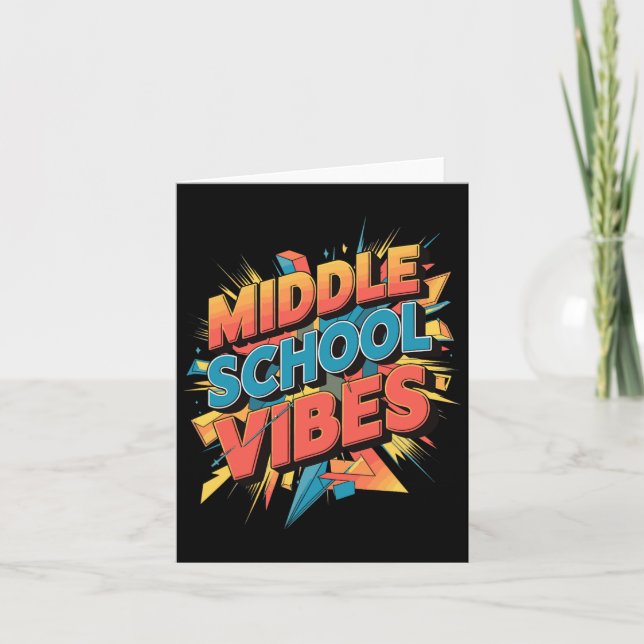 Mitten School Vibes 1 Kort (Framsida)