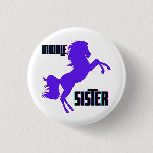 Mitten Sister Lila Pony Rearing Knapp