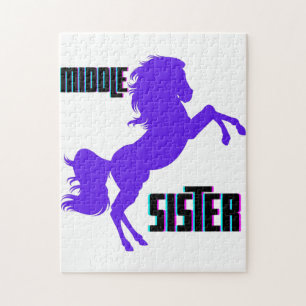 Mitten Sister Lila Pony Rearing Pussel