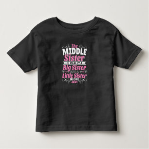 Mitten Sister New Big Sister 2024 T Shirt