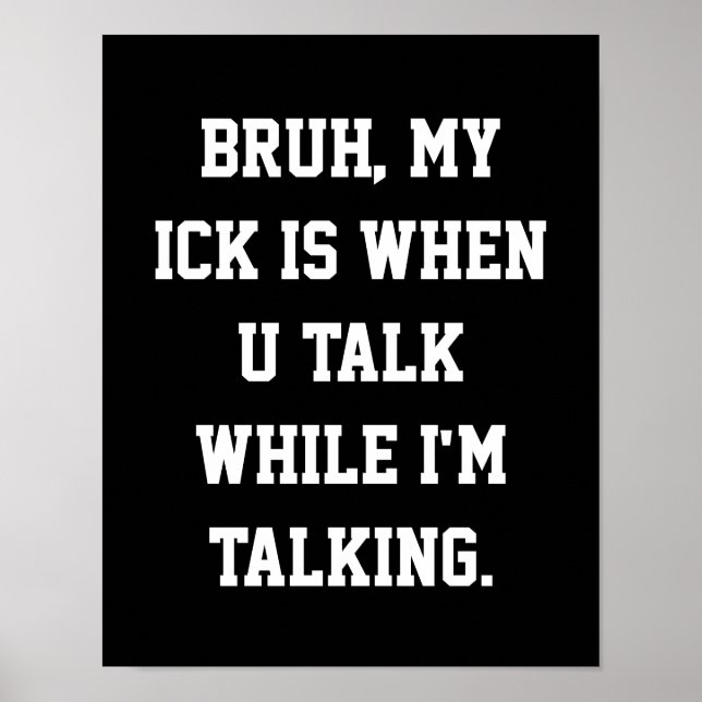 Mitten skolklasskassrummets Decor Slang Poster (Framsidan)