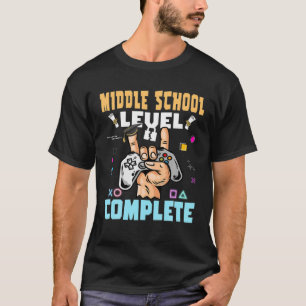 Mitten skolnivå - fullständig Studenten Gamer Clas T Shirt