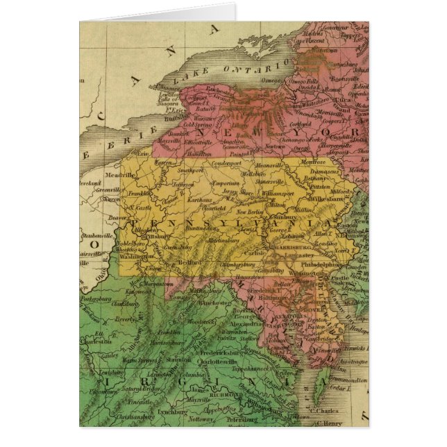 MITTEN STATER 4 HÄLSNINGSKORT (Framsidan)