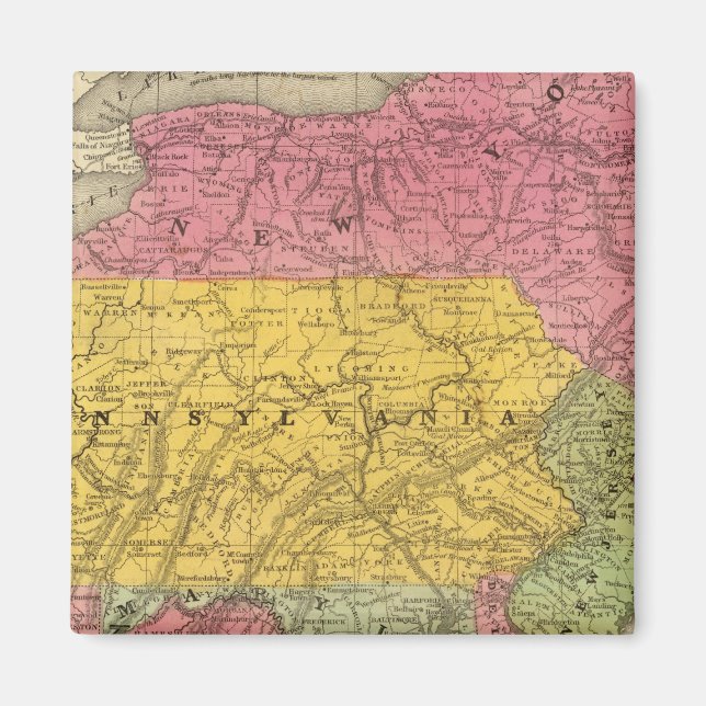 Mitten Stater, Förenta staterna Magnet (Framsidan)