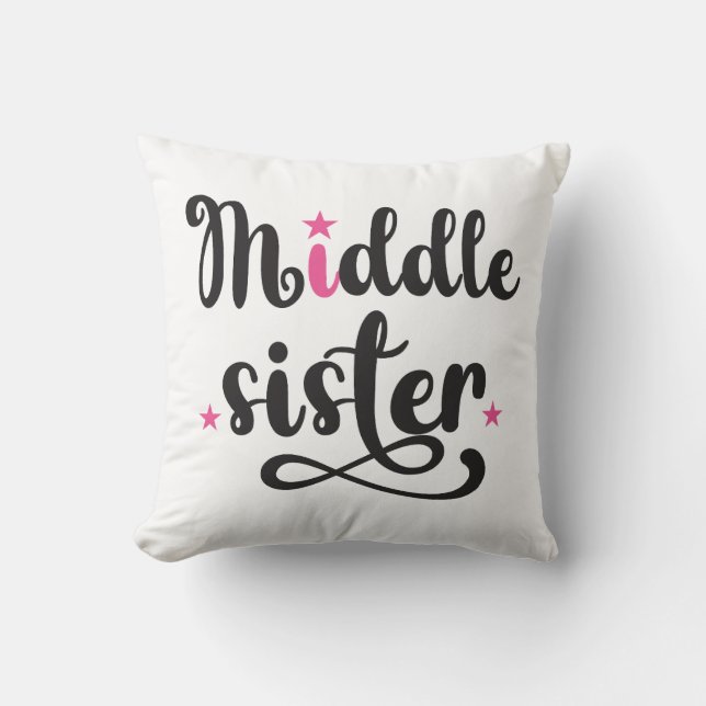 Mitten syster, Cute Stars Kudde (Framsida)