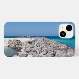 Mitten vid Snäcka Jetty iphone case