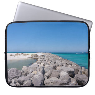 Mitten vid Snäcka ön Jetty Laptop sleeve Fodral