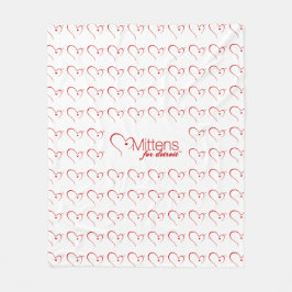 MIttens för Detroit ullfilt Fleecefilt