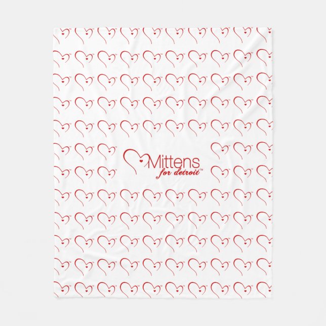 MIttens för Detroit ullfilt Fleecefilt (Framsidan)