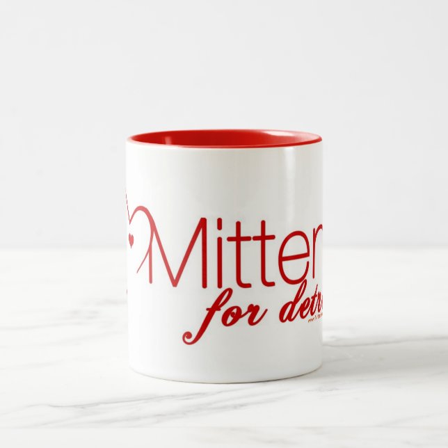 Mittens för mugg för Detroit logotypkaffe (Center)