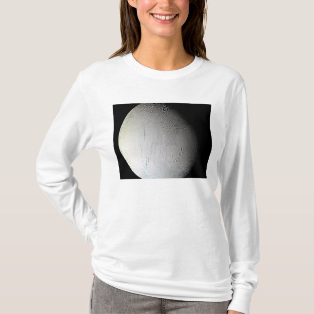 Mittens måne Enceladus 3 Tee Shirt (Framsida)
