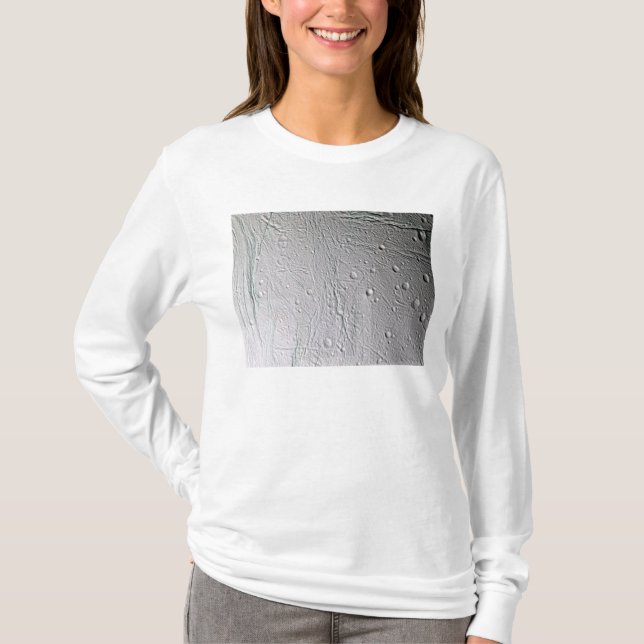 Mittens måne Enceladus 4 Tee Shirt (Framsida)