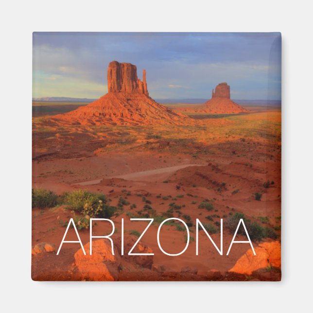 Mittens, Monument valley, AZ Magnet (Framsidan)