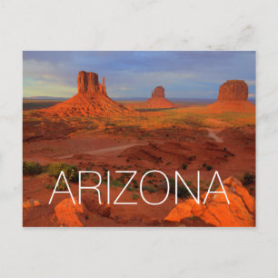 Mittens, Monument valley, AZ Vykort