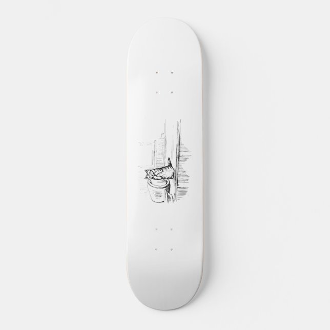 Mittens the Kitten (Scaredy Cat) (Beatrix-Potterna Mini Skateboard Bräda 18,5 Cm (Framsida)