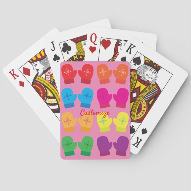 Mittens Thunder_Cove med flera färger Casinokort (Baksidan)