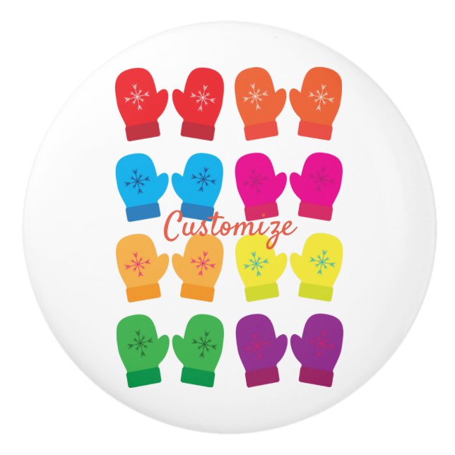 Mittens Thunder_Cove med flera färger Knopp (Framsidan)