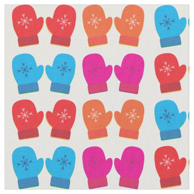 Mittens Thunder_Cove med flera färger Tyg (Närbild)