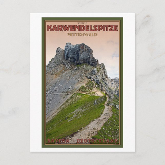 Mittenwald - Karwendelberg Vykort (Framsida)