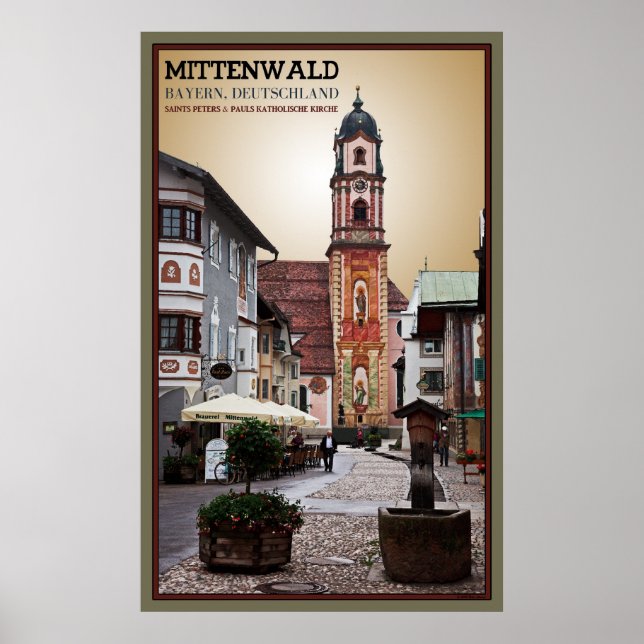 Mittenwald, Tyskland Poster (Framsidan)