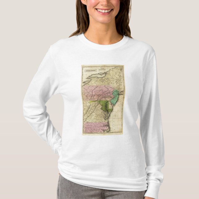 Mittet påstår den Olney kartan T-shirt (Framsida)