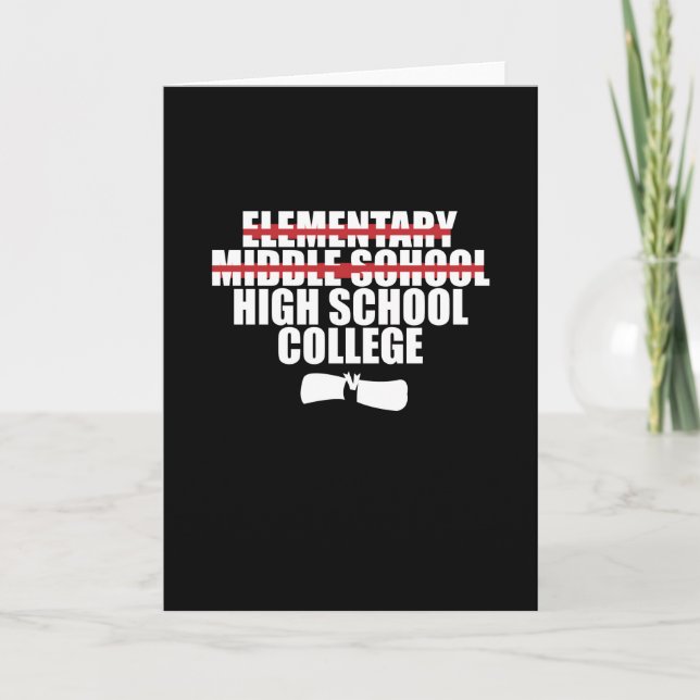 Mittet School Studenten Kort (Framsida)