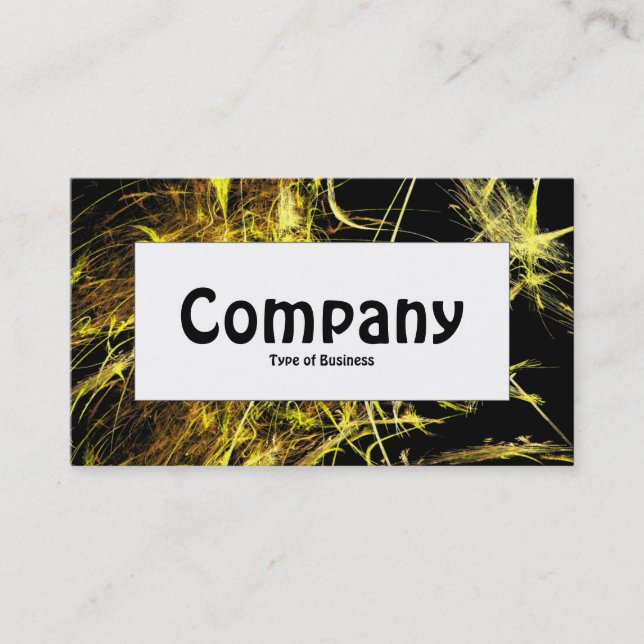 Mittetikett - Fractal Flame 02 Visitkort (Framsida)