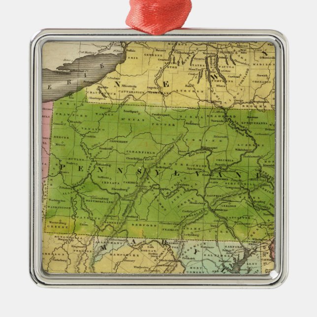 Mittetstater 2 julgransprydnad metall (Framsidan)