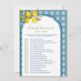 Mittmediterrant leumon-Möhippa-spelkort Inbjudningar