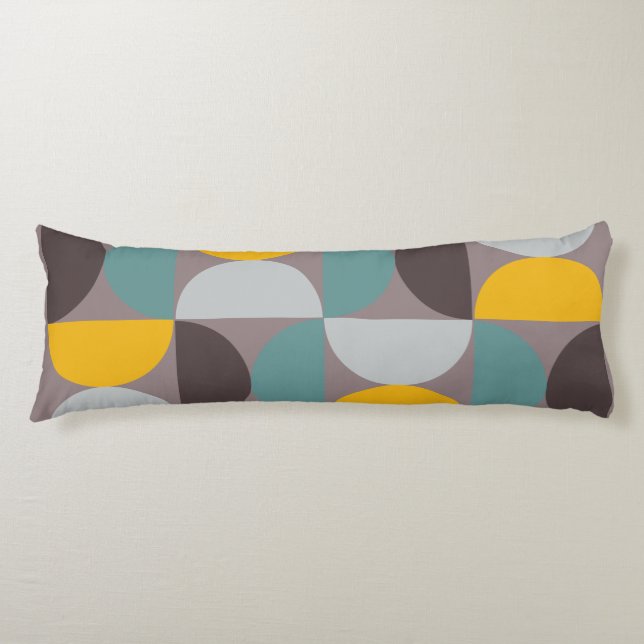 Mittonhundratalets moderna Guld-Måne Horisont Kroppskudde (Framsidan)