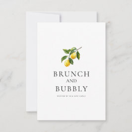 Mittplatta för medelhavslemon-Möhippa Inbjudningar