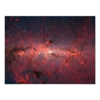 Mittpunkten i Milky Way Galaxy Fototryck