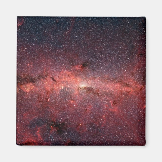 Mittpunkten i Milky Way Galaxy Magnet (Framsidan)