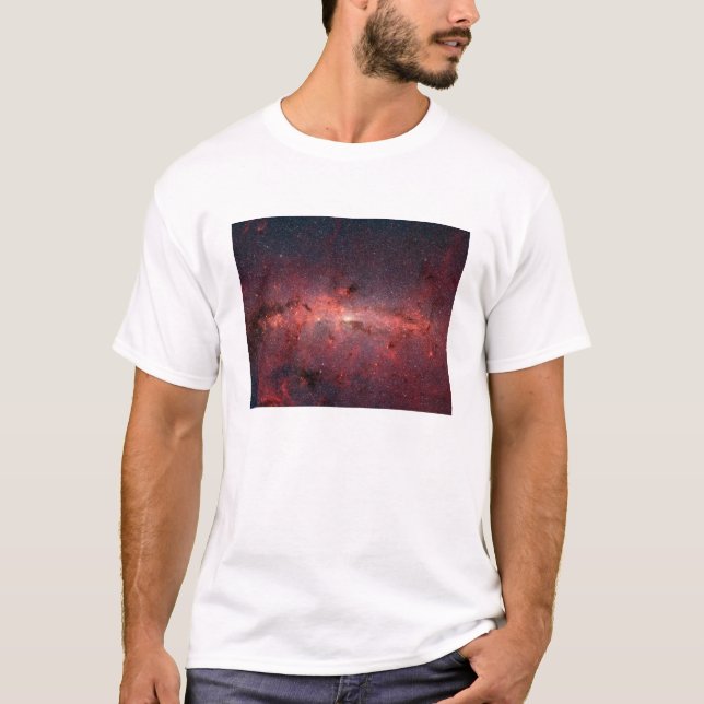 Mittpunkten i Milky Way Galaxy T-shirt (Framsida)