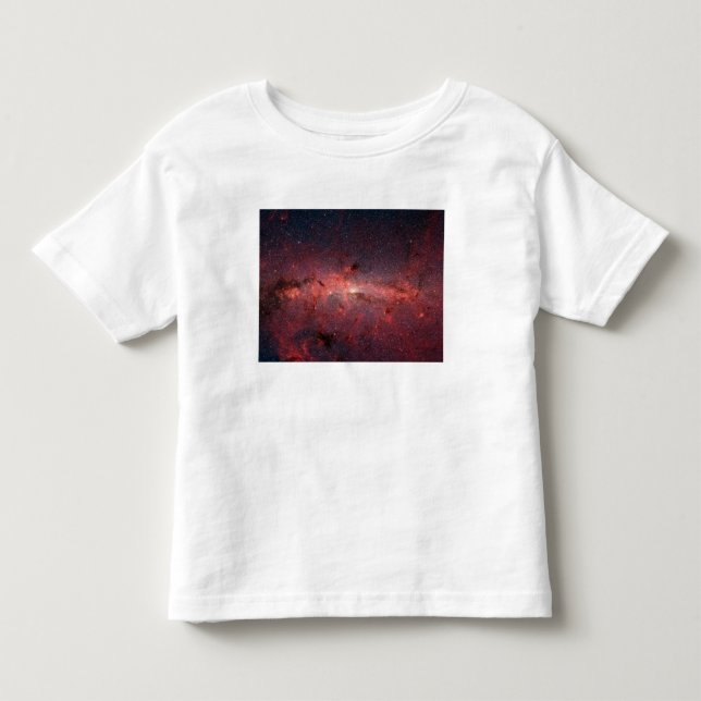 Mittpunkten i Milky Way Galaxy T Shirt (Framsida)