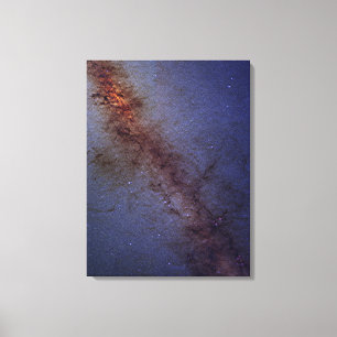 Mittpunkten i vår Milky Way Galaxy Canvastryck