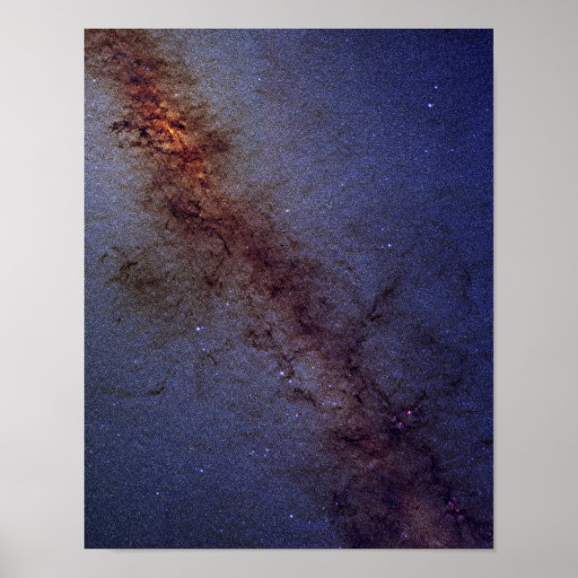 Mittpunkten i vår Milky Way Galaxy Poster (Framsidan)