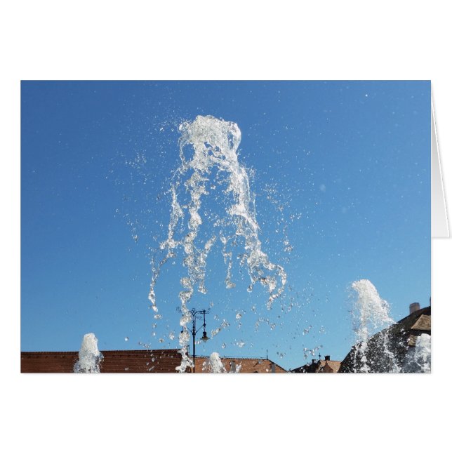 mittruta artesisk hälsningskort (Framsidan Horizontal)