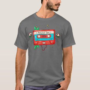 Mittsta Emo-retro-kassettband audio T Shirt
