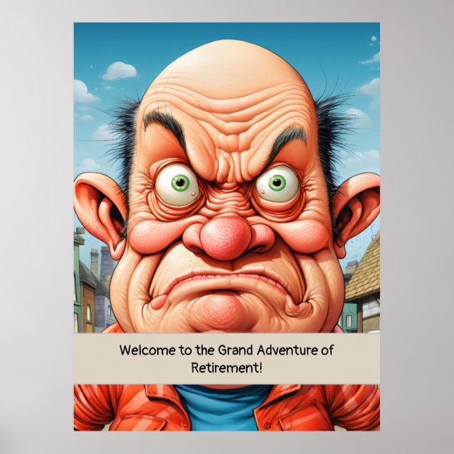 Mittsten pension humor poster (Framsidan)