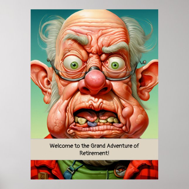 Mittsten pension humor poster (Framsidan)