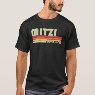 MITZI Gift Namn Personlig Retro Vintage 80-talet 9 T Shirt