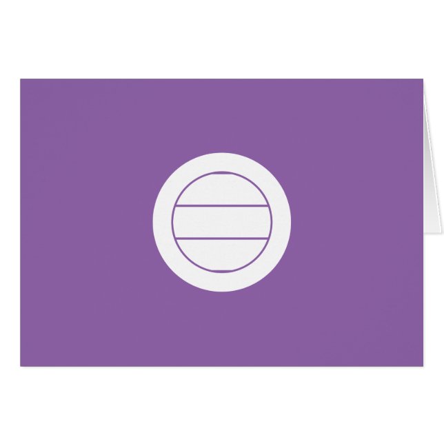 Miura mitsuhiki hälsningskort (Framsidan Horizontal)