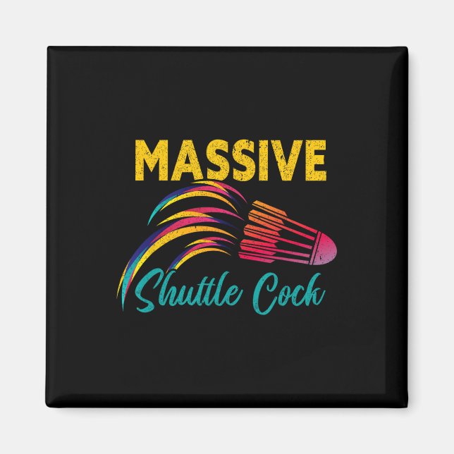 Mive Shuttle Funny Dminton 2 Magnet (Framsidan)