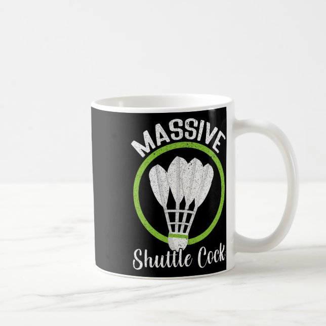 Mive Shuttle Funny Dminton Kaffemugg (Höger)