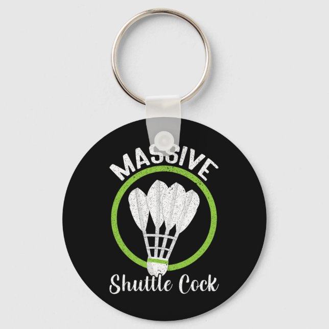 Mive Shuttle Funny Dminton Nyckelring (Framsida)
