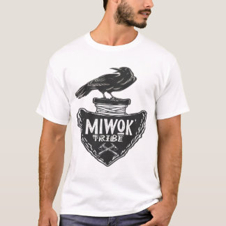 Miwok Tribe - Native American Raven Spirit T Shirt